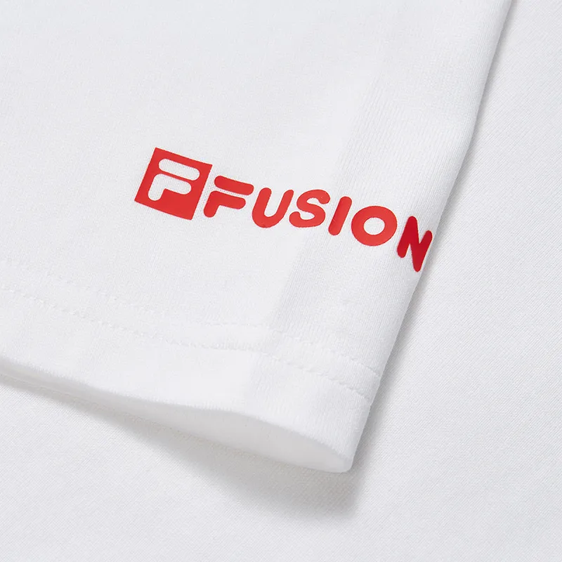 FILA FUSION T Shirt Unisex Standard White-4