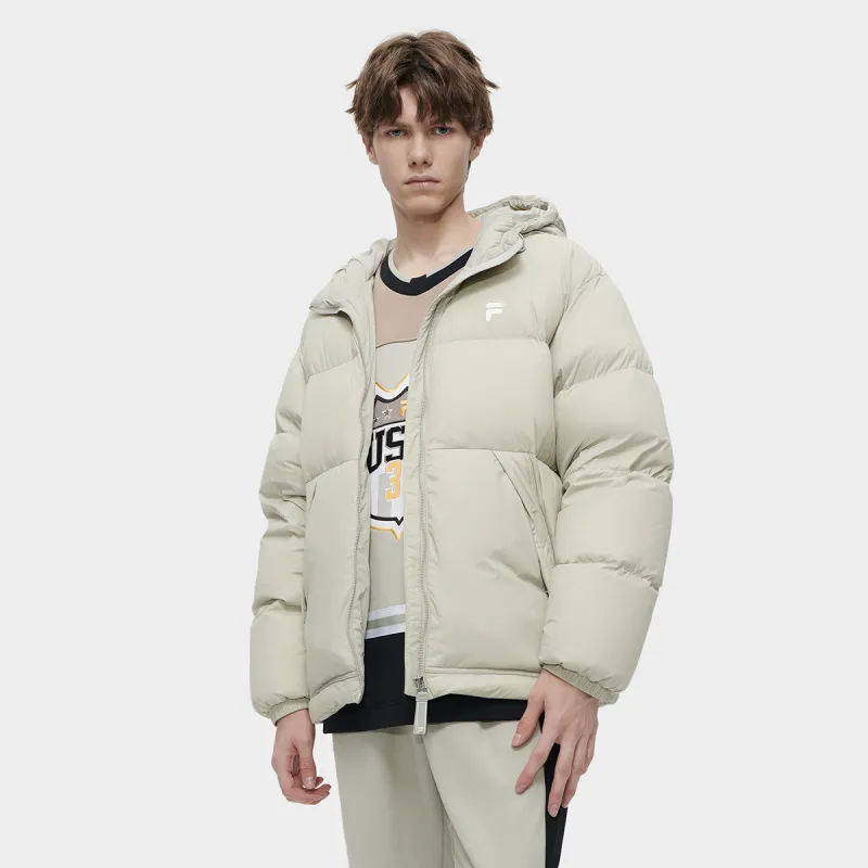 FILA FUSION RDS Civic Down Jacket Men's Duckling Gray-2