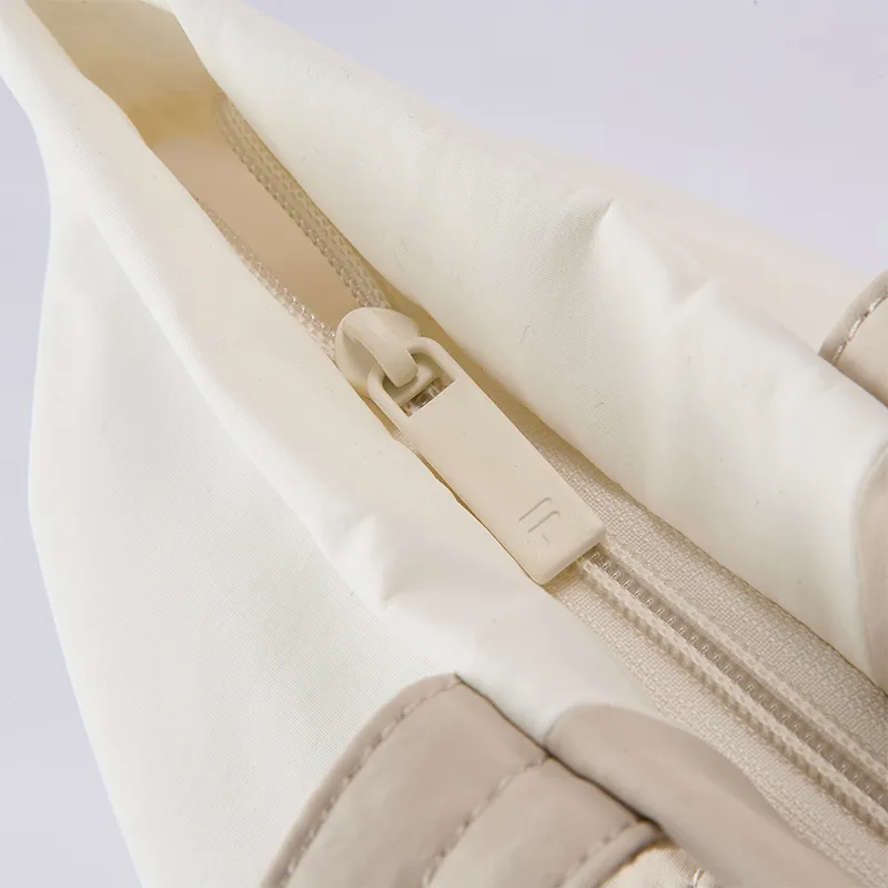 FILA FUSION Fabric Tote Bag, Shoulder Bag Mini Women's Cloud White-6