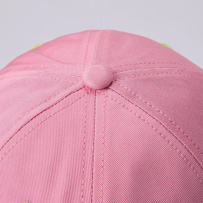 FILA FUSION Cotton Baseball Caps Unisex Wild Cherry Blossom Pink-5