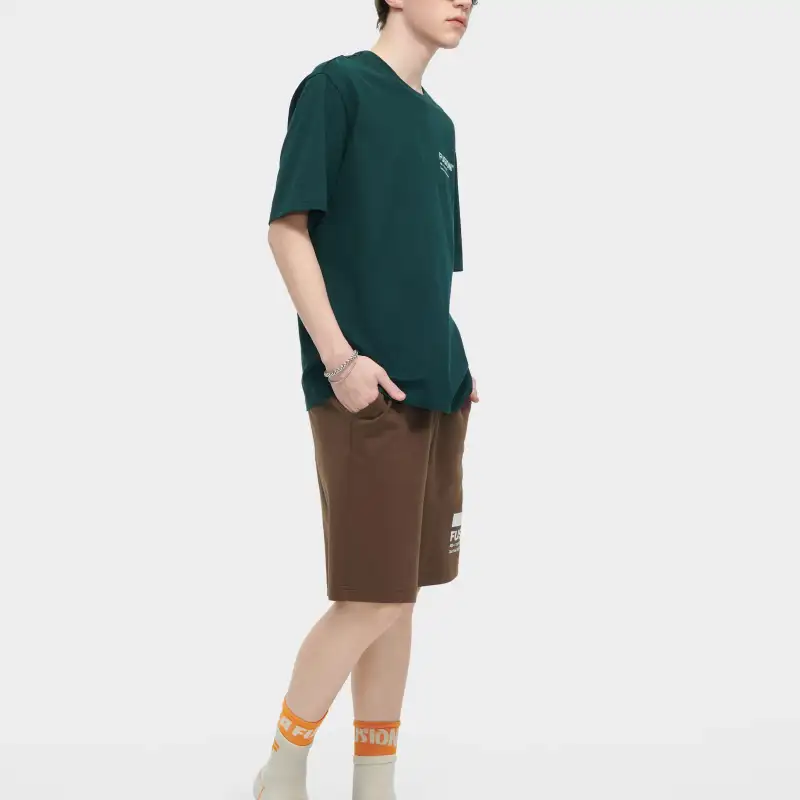 FILA FUSION T Shirt Unisex Western Yellow Pine Green-5