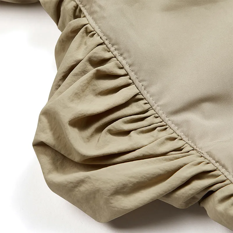 FILA FUSION Casual Short Skirts Women's Oil Painting Khaki DK-6