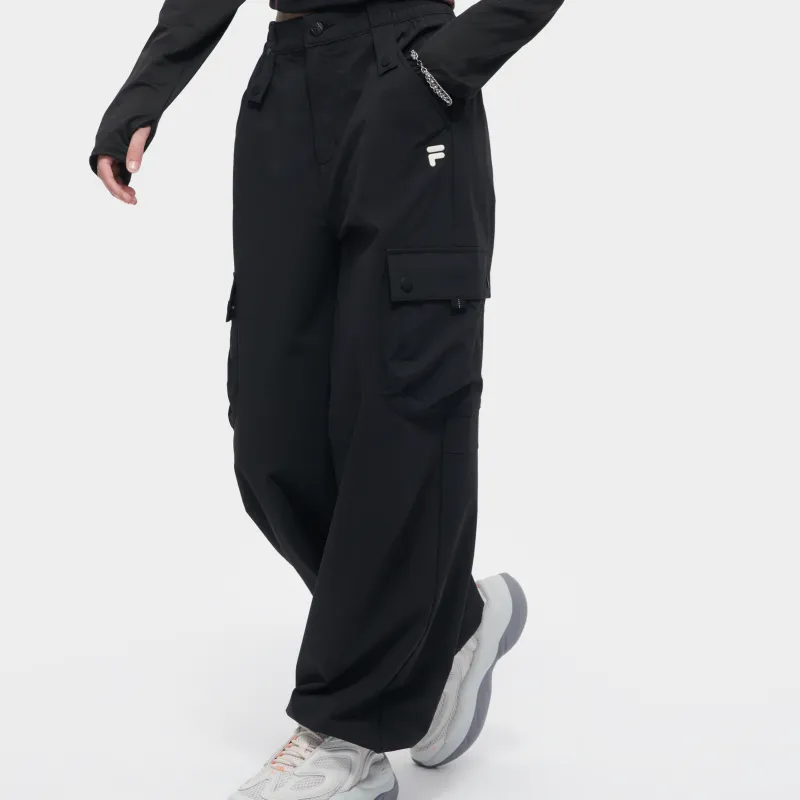 FILA FUSION Casual Pants Women's Jet Black-3