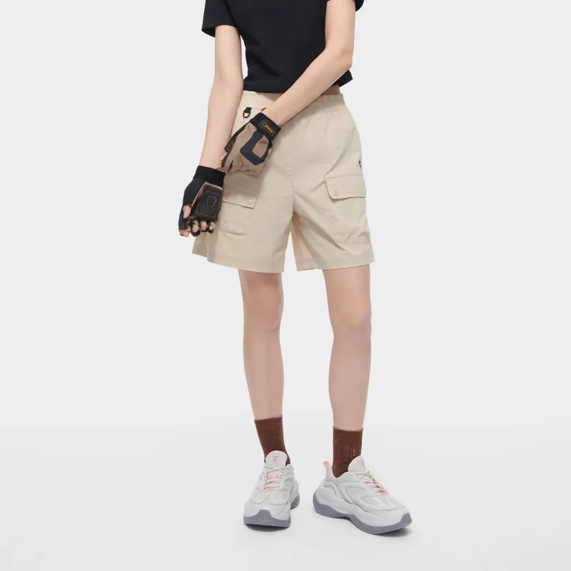 FILA FUSION URBAN TECH Casual Shorts Women's Khaki-2