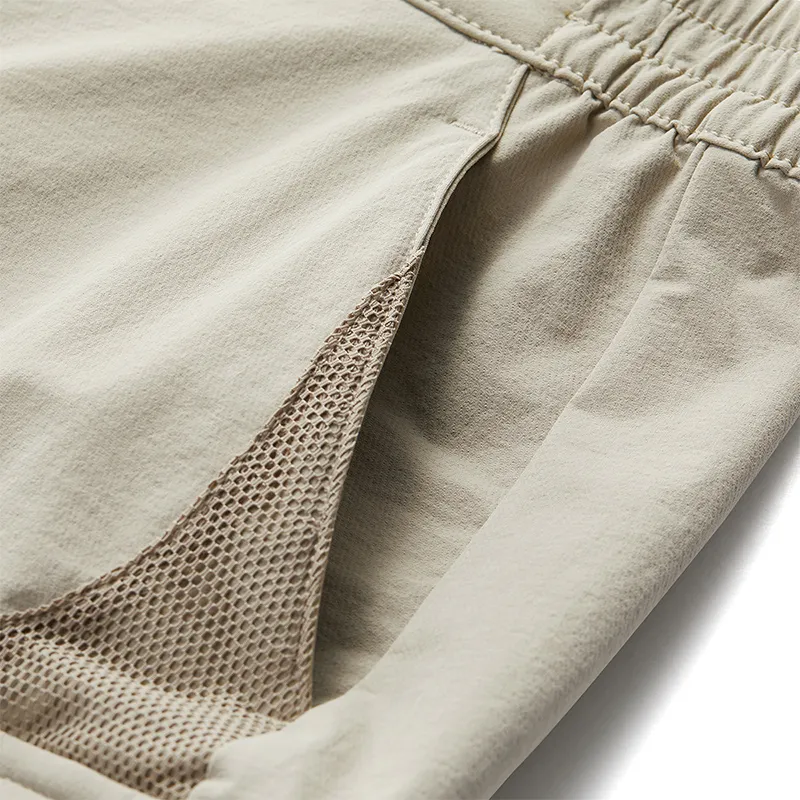 FILA FUSION Casual Shorts Women's Oil Painting Khaki DK-4