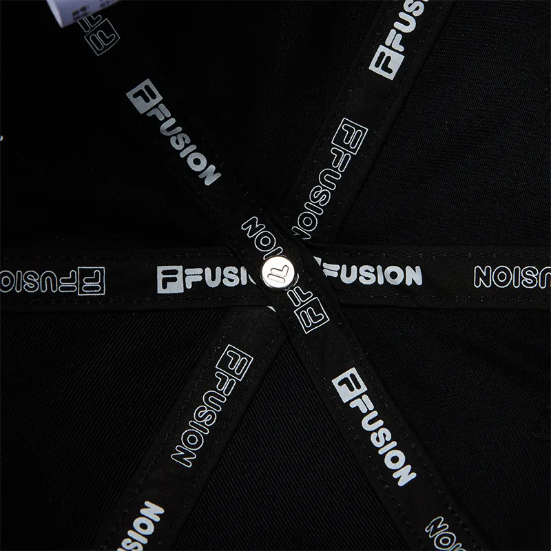 FILA FUSION Cotton Baseball Caps Unisex Pitch Black-7