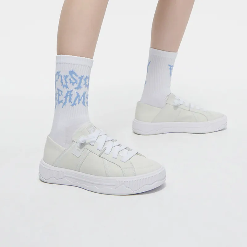FILA FUSION POP 3 SE Anti Slip Wear Resistant Low Top Casual Shoes Women's Light Green-7