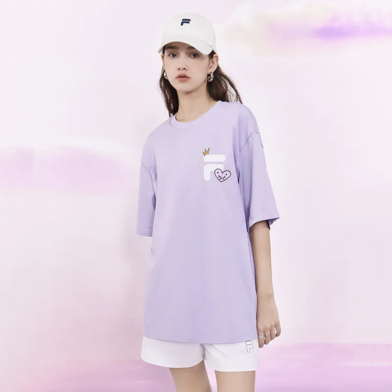FILA FUSION T Shirt Unisex Fantasy Purple-2