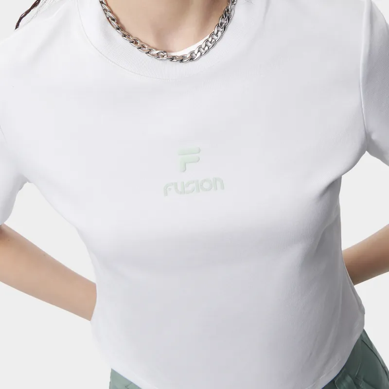 FILA FUSION SS24 T Shirt Women's Standard White-3
