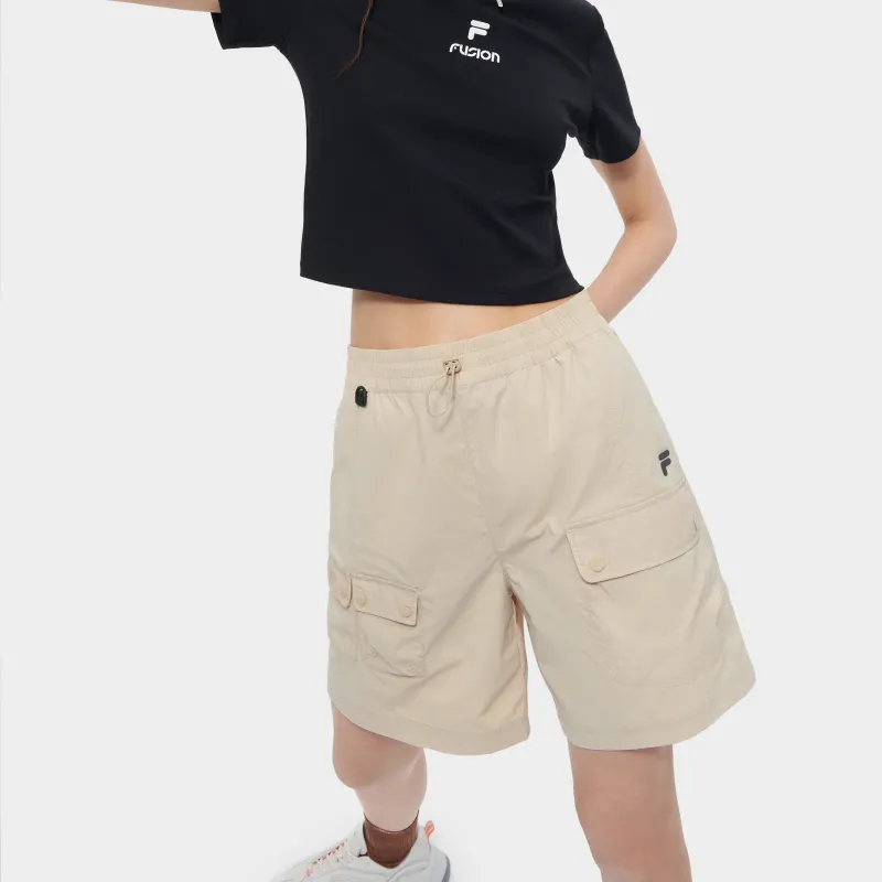 FILA FUSION URBAN TECH Casual Shorts Women's Khaki-6