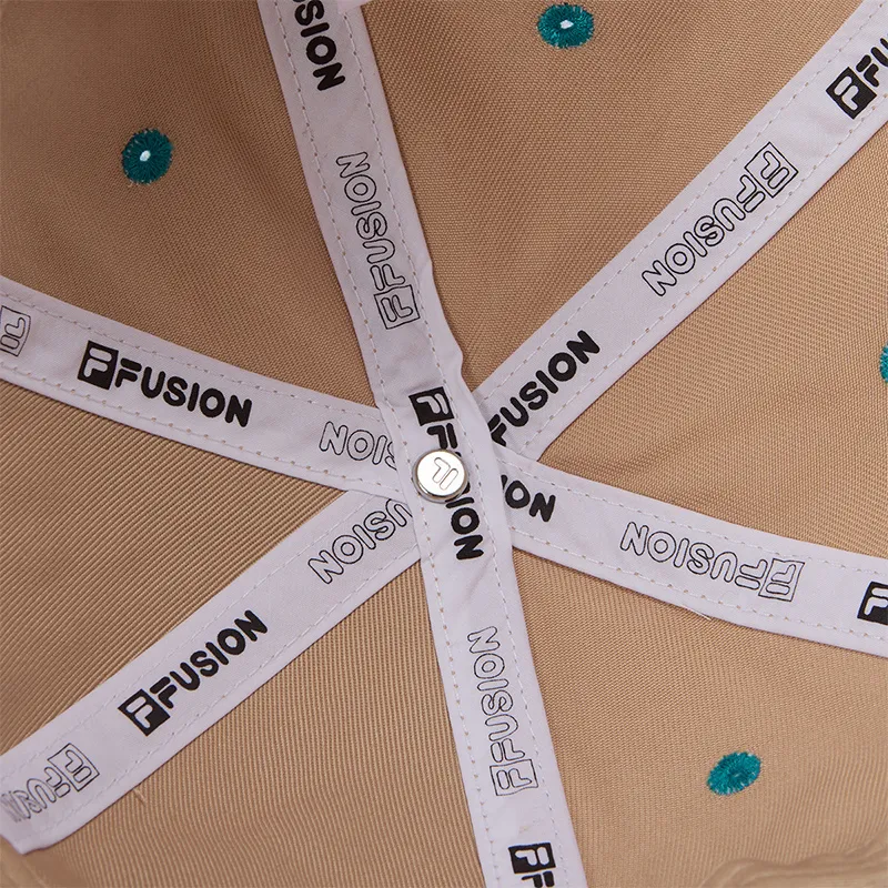 FILA FUSION Cotton Baseball Caps Unisex Bear Brown-7