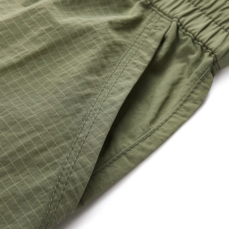 FILA FUSION Casual Shorts Men Verdant Seaweed Green-5