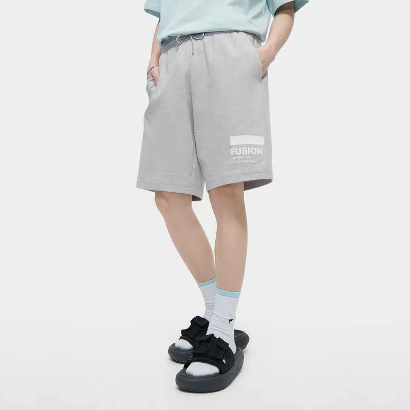 FILA FUSION CROSS OVER Casual Shorts Men Light Gray-5