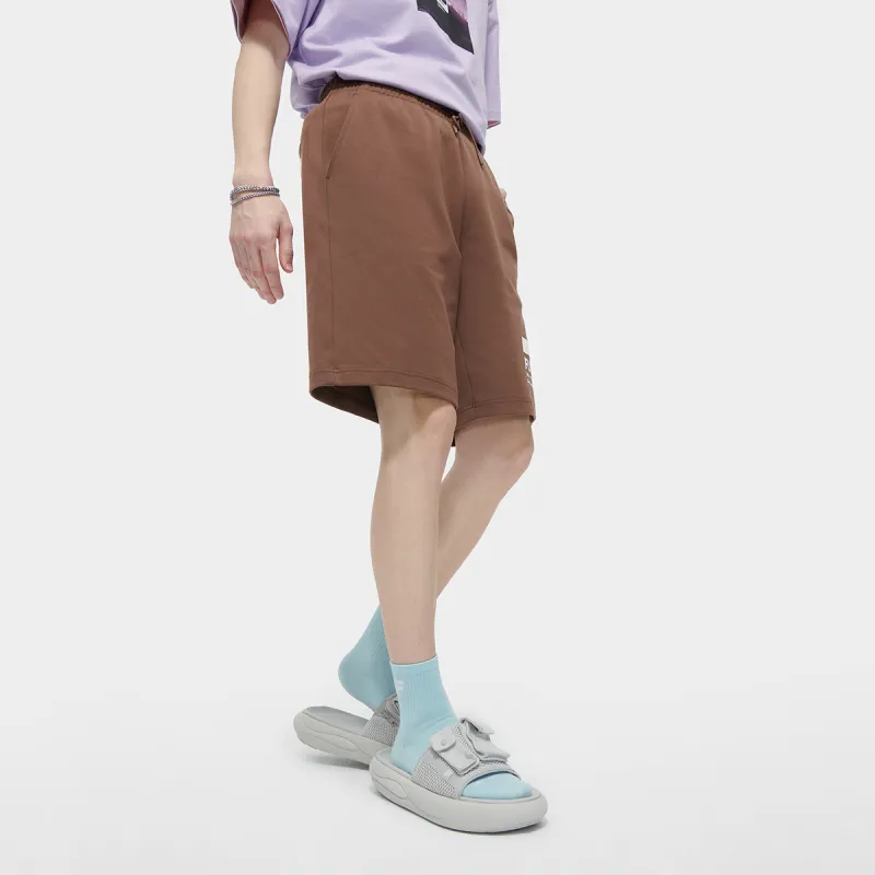 FILA FUSION Casual Shorts Unisex Dark Brown-4