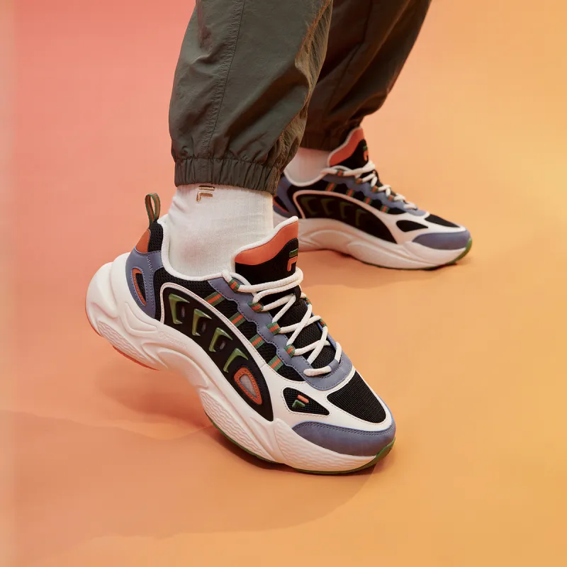 FILA FUSION Fashion Daddy Shoes 'Black Grey'-6