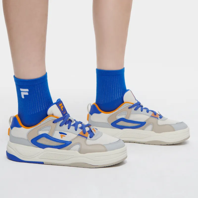 FILA FUSION BANK II Low Top Skateboard Shoes Men's White-9
