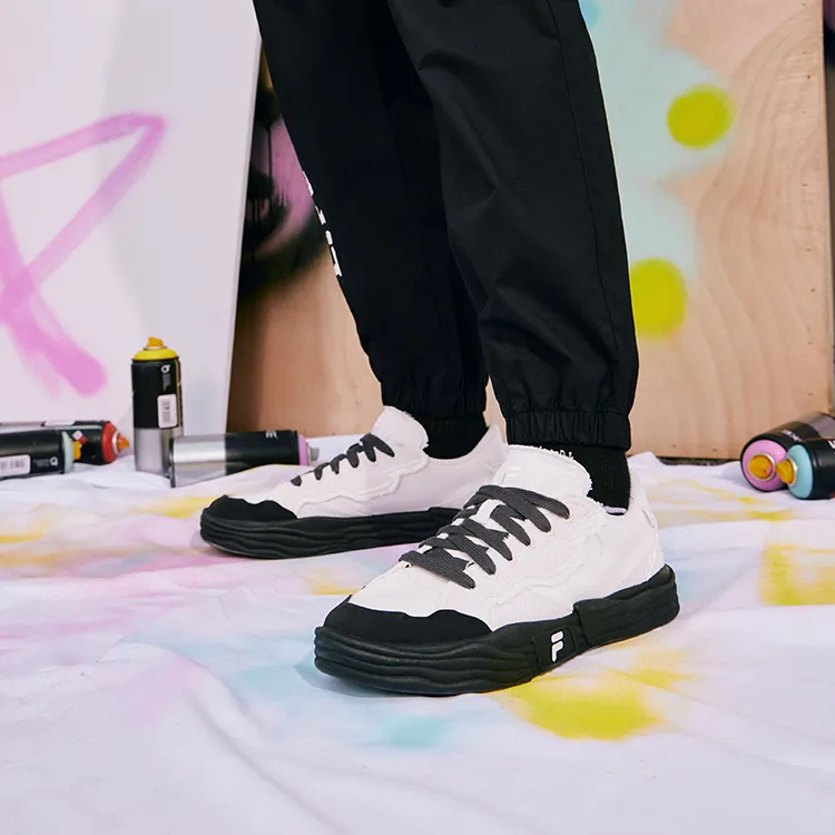 FILA FUSION Pop 2 Skate Shoes 'White Black'-9