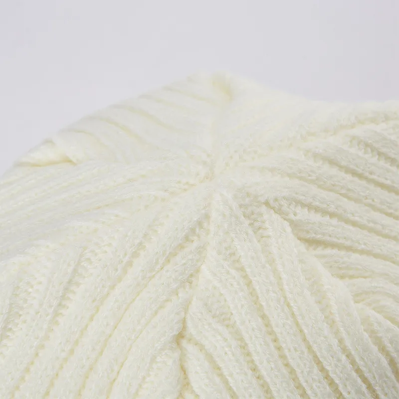 FILA FUSION Acrylic Beanies Unisex Marshmallow White-5