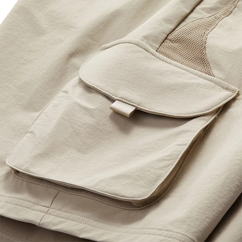 FILA FUSION Casual Shorts Women's Oil Painting Khaki DK-6