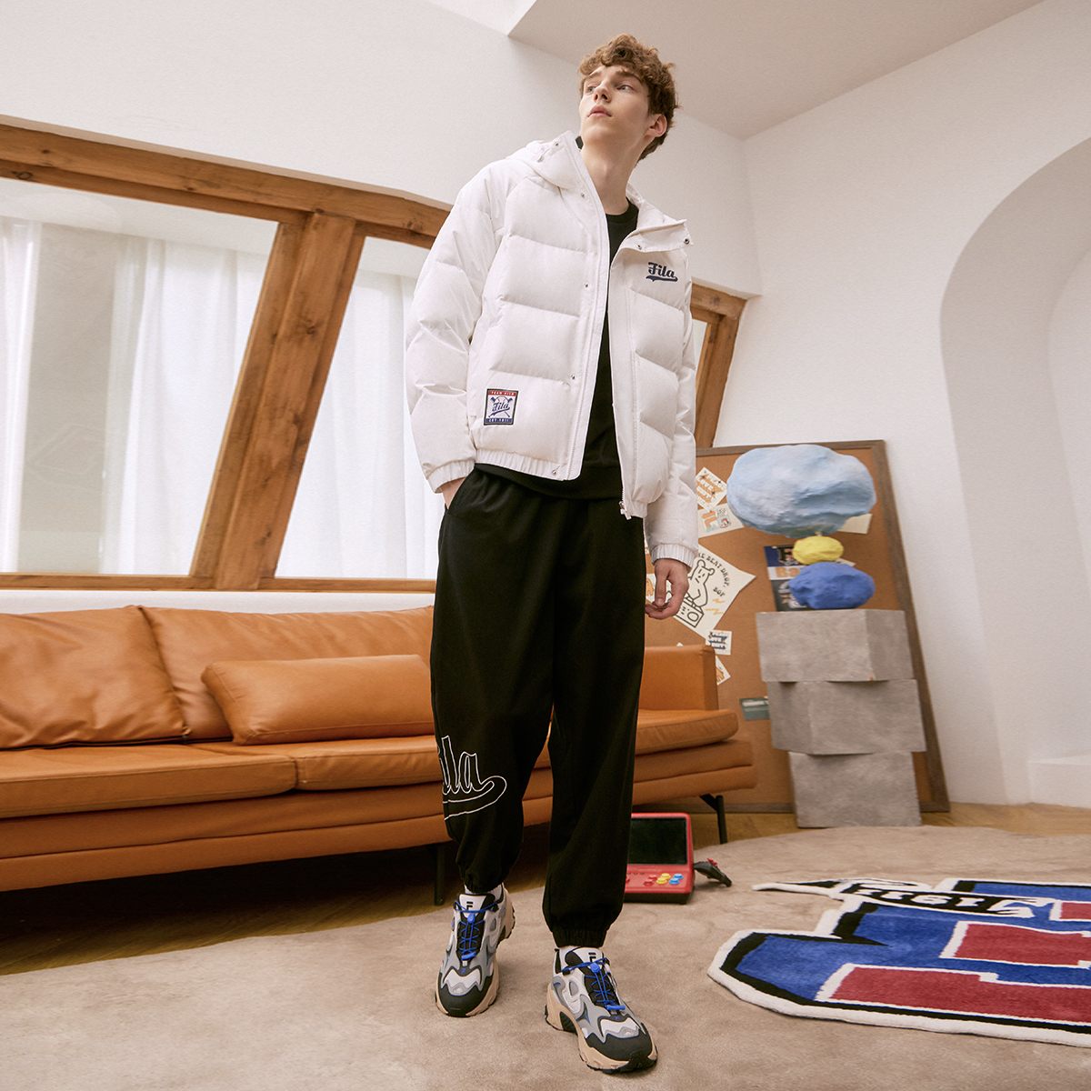 新品 フィラ ゴルフ 裏起毛 2WAY スニード ジャケット 蓄熱 ネイビー M フィラ FILA 裏起毛ブリスタートラックジャケット|FILA（フィラ