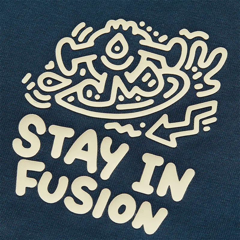 FILA FUSION T Shirt Unisex Wenyang Blue DB-5