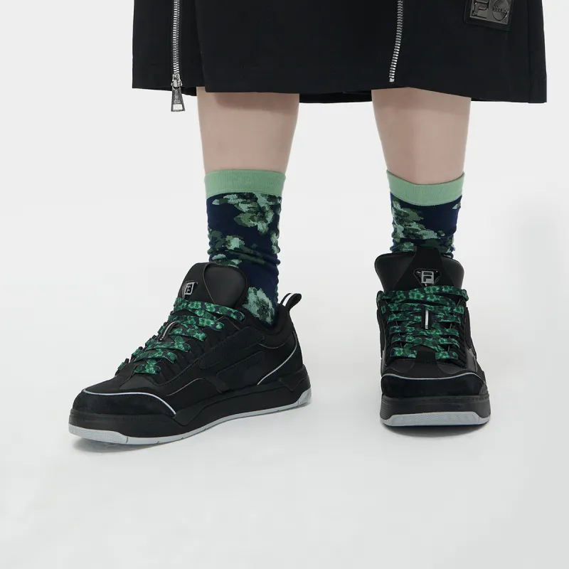 FILA FUSION Nollie X Beams Sneakers 'Black Green' Women's-8