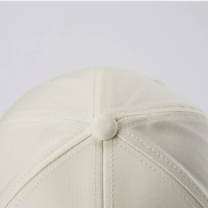 FILA FUSION Cotton Baseball Caps Unisex Tallow White-3