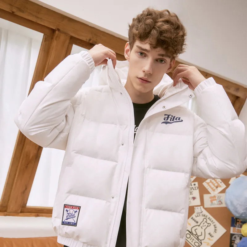 FILA FUSION QR Down Jacket Men's Standard White-3