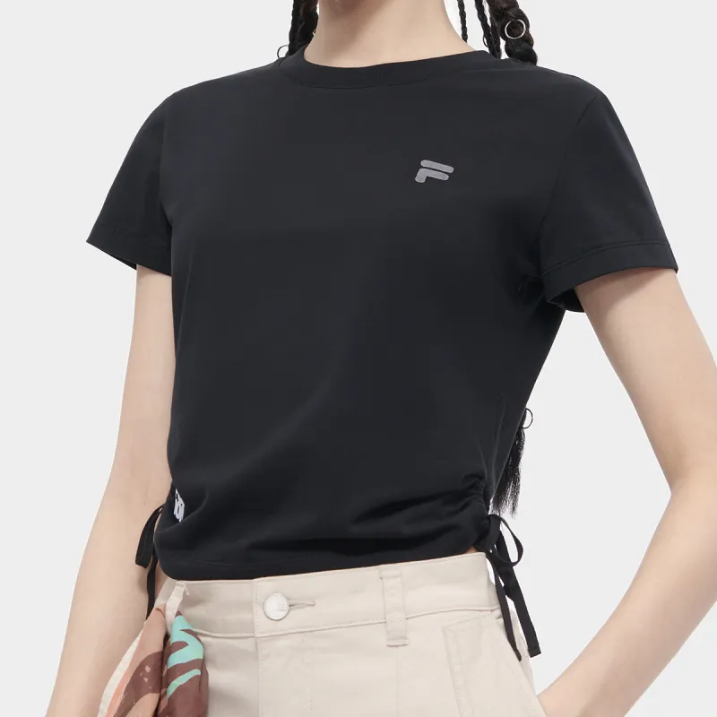 FILA FUSION SS24 Set in Sleeve T Shirt Women's Black-2