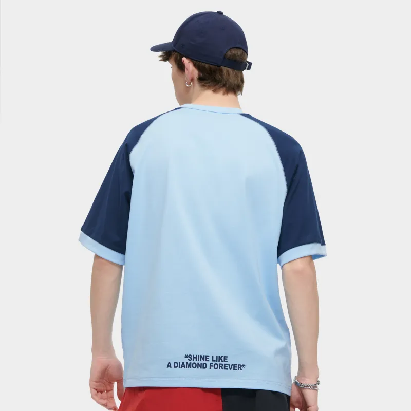 FILA FUSION T Shirts Men Tide Blue-4