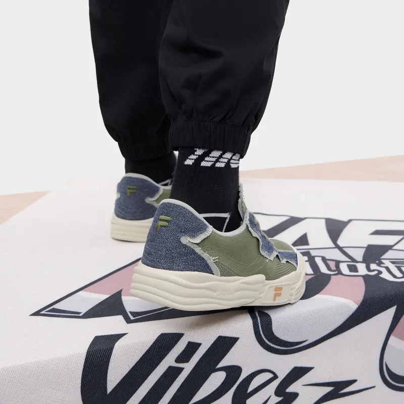 FILA FUSION Lifestyle Comfort Skate Shoes 'Green Grey'-7