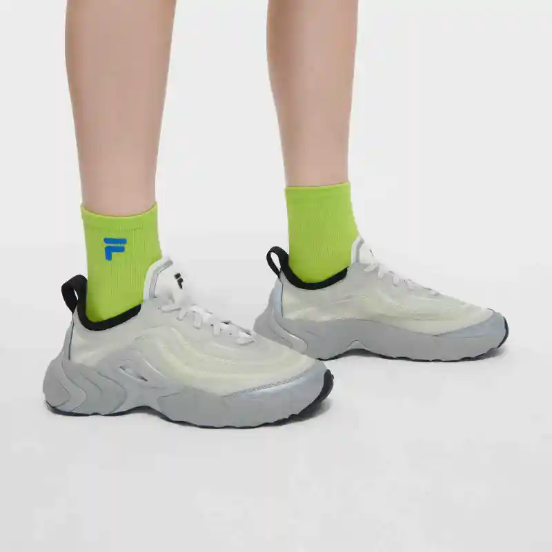 FILA FUSION Ray 4 Anti Slip Wear Resistant Low Top Casual Shoes Men's Gray-7