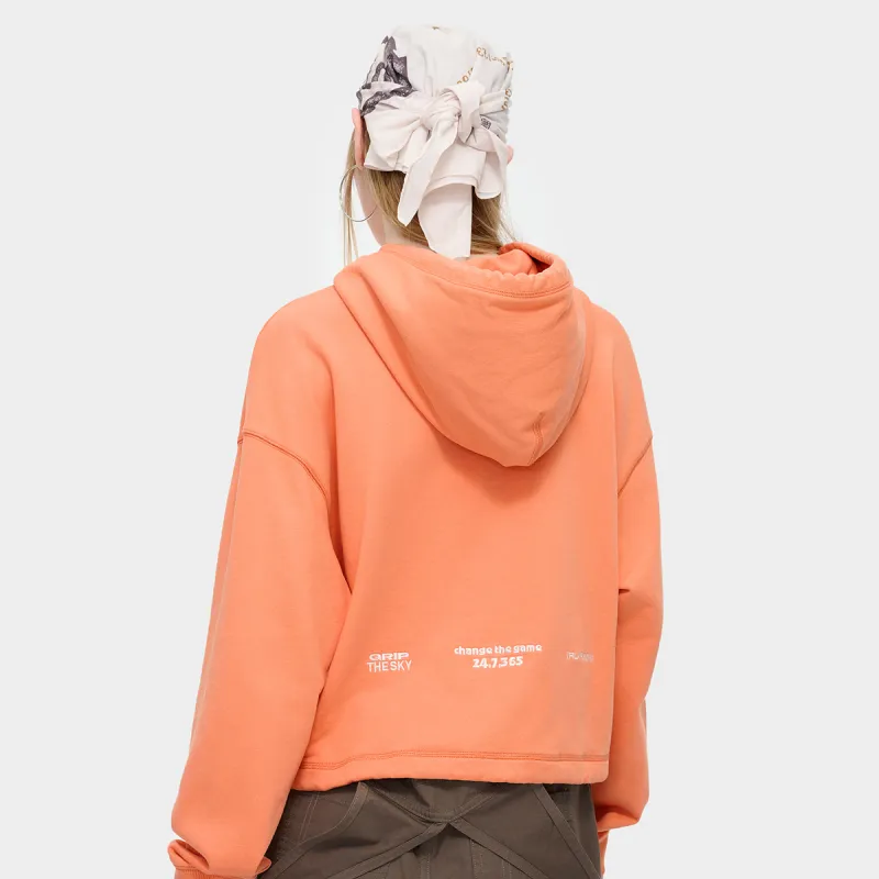FILA FUSION Sweatshirt Women's Fall Orange-2