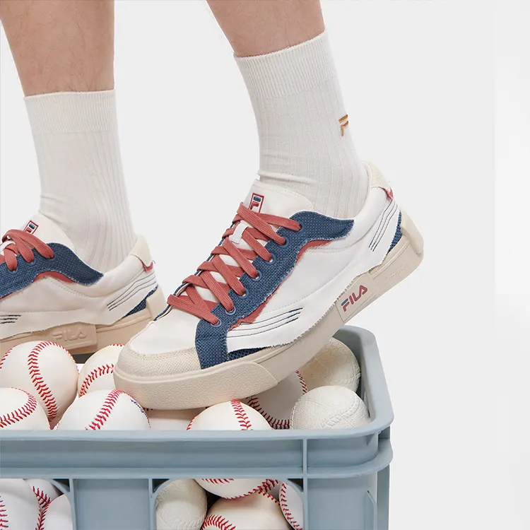 FILA FUSION Lifestyle Pop Skate Shoes 'White Blue Red'-7