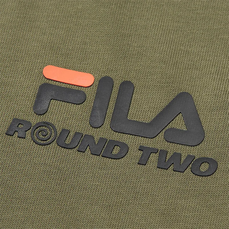 FILA FUSION x Round Two T Shirt Unisex Banana Coffee-3