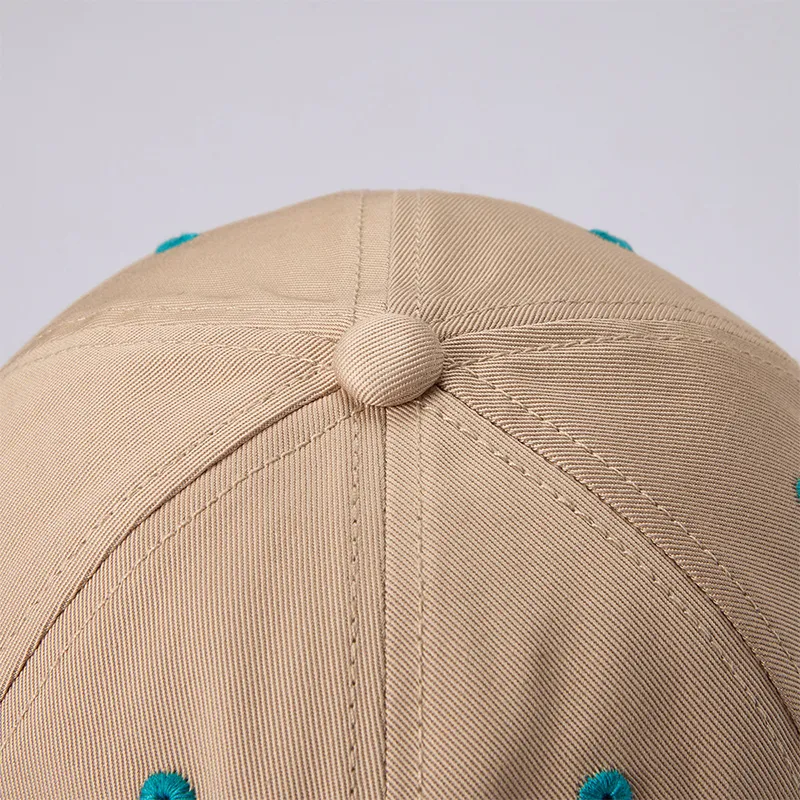FILA FUSION Cotton Baseball Caps Unisex Bear Brown-5