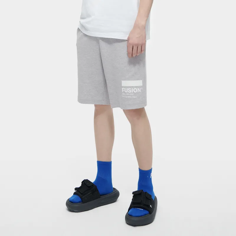 FILA FUSION CROSS OVER Casual Shorts Men Light Gray-8