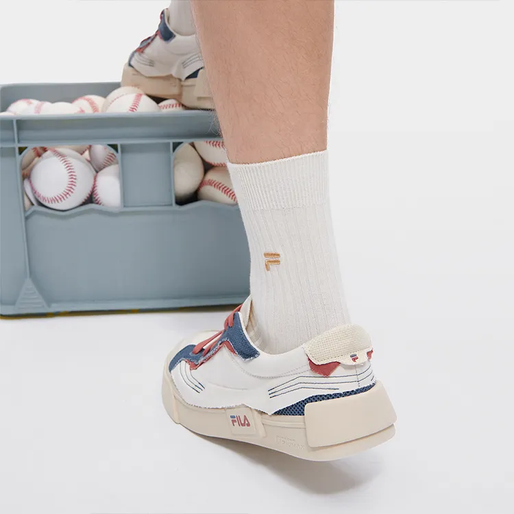 FILA FUSION Lifestyle Pop Skate Shoes 'White Blue Red'-6