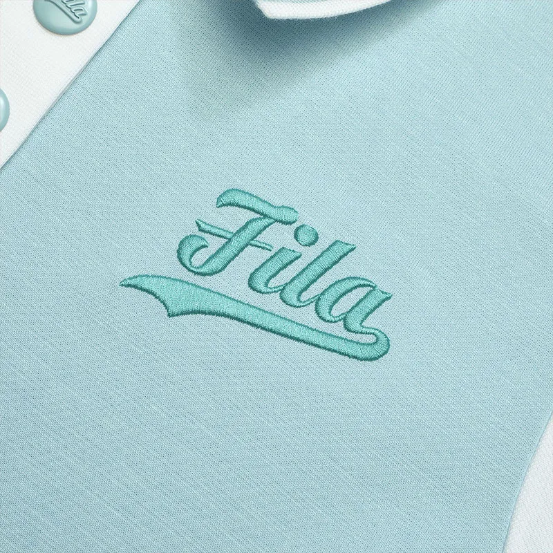 FILA FUSION Short Sleeved Dress Women's Clear Lake Blue-2