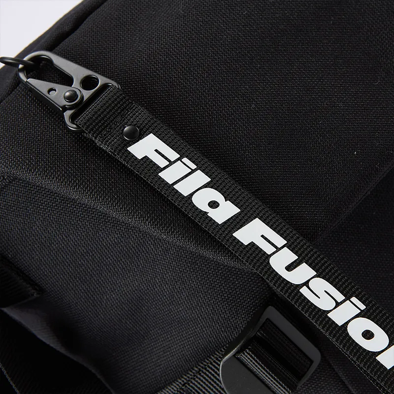 FILA FUSION Filafusion Fabric Crossbody Bags Unisex Black-4