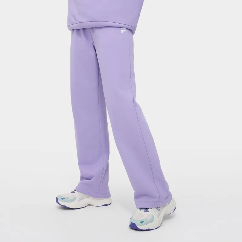 FILA FUSION Knitted Sweatpants Women's Water Smoky Purple-2