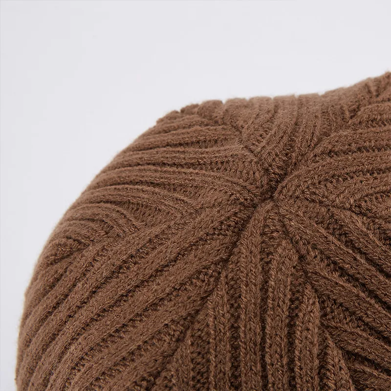 FILA FUSION Acrylic Beanies Unisex Nai Xiong Brown-4