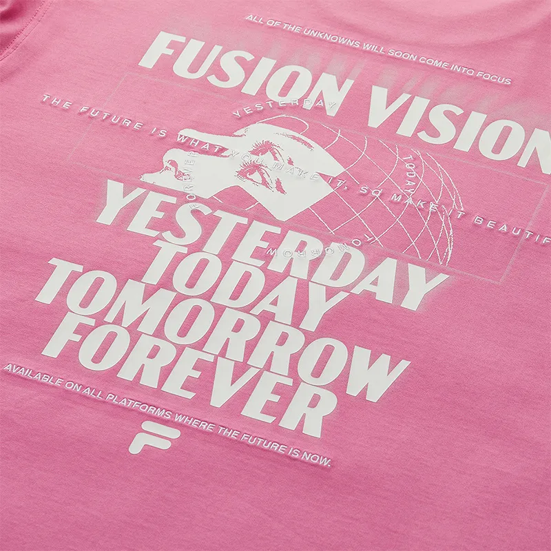 FILA FUSION FILA FUSION X T Shirt Unisex Beauty Red PC-5