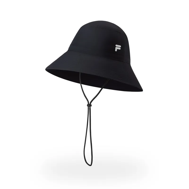 FILA FUSION Polyester, Polyamide, Elastane Bucket Hats Unisex Pitch Black-1