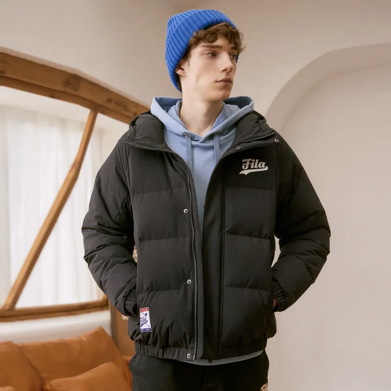 FILA FUSION QR Down Jacket Men's Jet Black-4