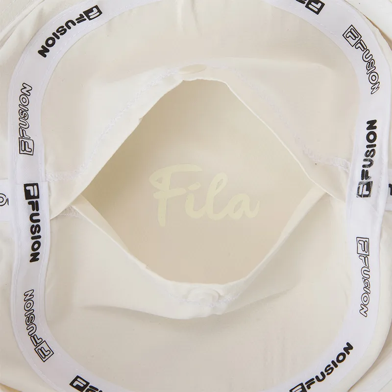 FILA FUSION Polyester Bucket Hats Unisex Heron White-7