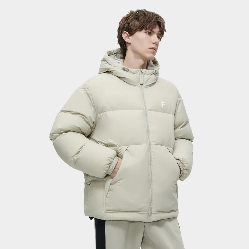 FILA FUSION RDS Civic Down Jacket Men's Duckling Gray-4
