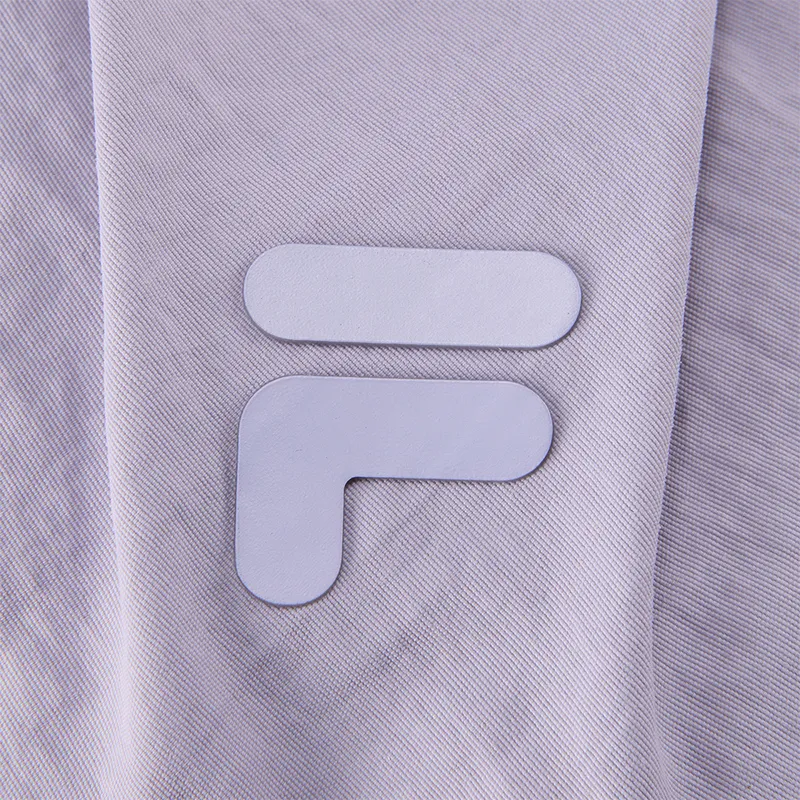 FILA FUSION Fabric Shoulder Bag Unisex U Gray Purple-4