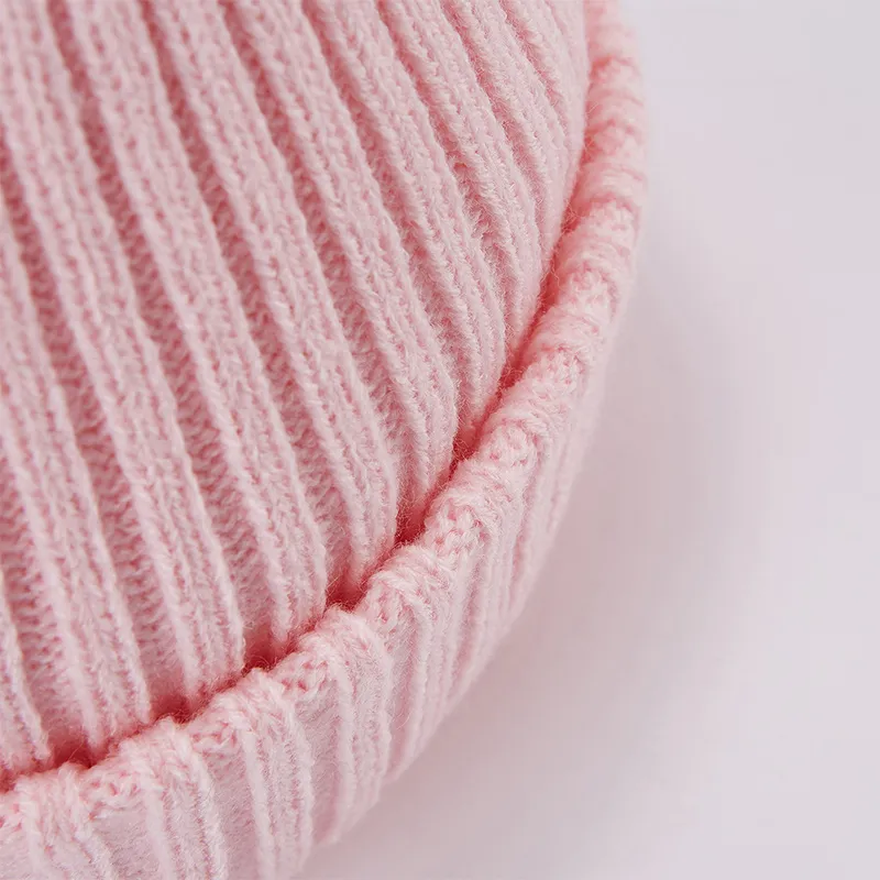 FILA FUSION Acrylic Beanies Unisex Childhood Pink-3