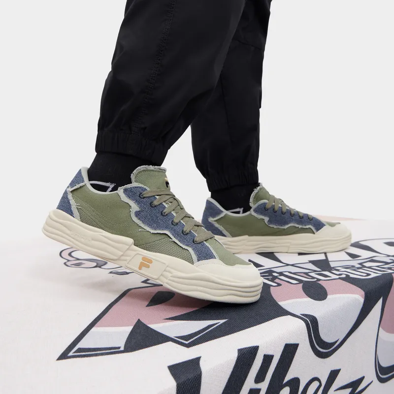 FILA FUSION Lifestyle Comfort Skate Shoes 'Green Grey'-5